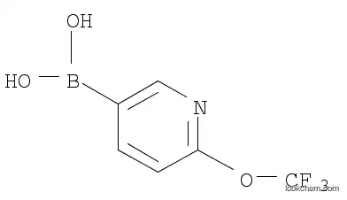 Molecular Structure of 1008140-70-2 ([6-(TRIFLUOROMETHOXY)PYRIDIN-3-YL]BORONIC ACID)